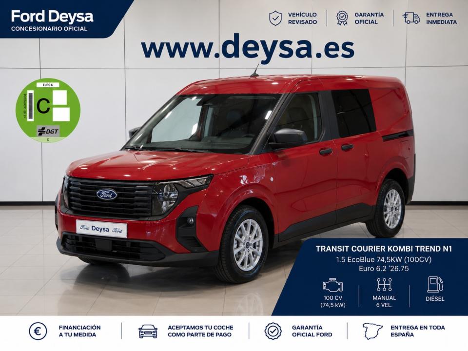 Ford Transit Courier Kombi 1.5 Ecoblue 75kW Trend 2026