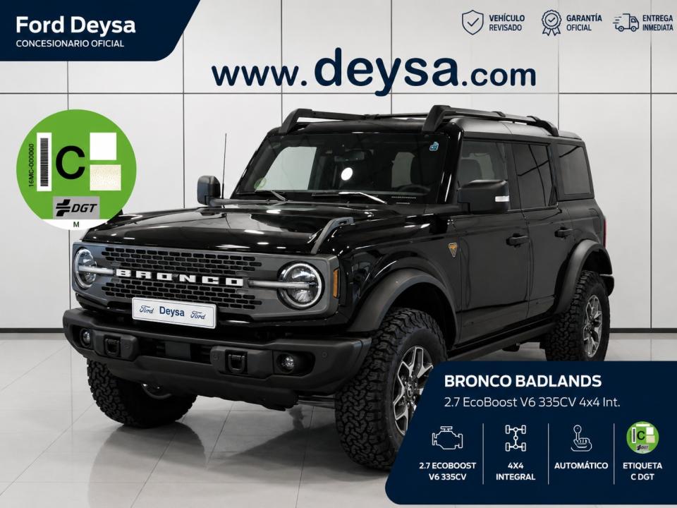 Ford Bronco Badlands 2.7 EcoBoost V6 335CV 4x4 Int. 2026